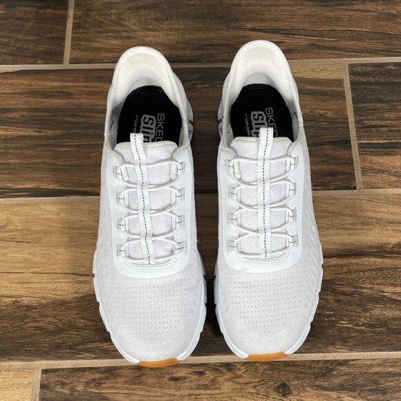 Skechers Slip-Ins Glide Step Tranquility Shoes Womens Size 8.5 White Sneakers - Picture 14 of 15